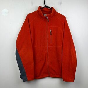 Vintage Nike ACG Fleece Jacket Swoosh Men’s Size XL Full Zip Orange